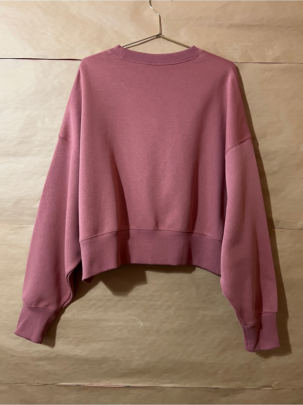 Nike NWT Phoenix Fleece Oversized Crewneck Logo Spell-Out Sweatshirt Size S - Picture 9 of 12